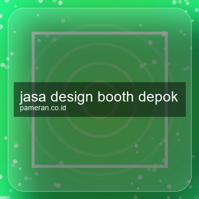 Jasa Design Booth Depok