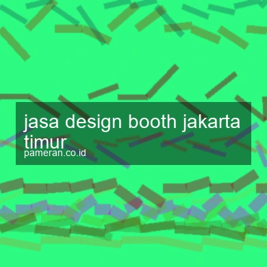 Jasa Design Booth Jakarta Timur