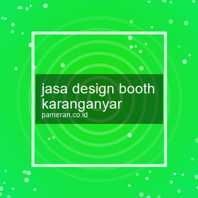 Jasa Design Booth Karanganyar