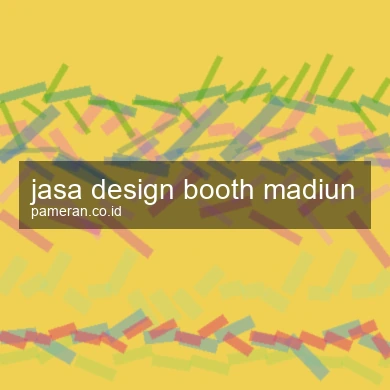 Jasa Design Booth Madiun