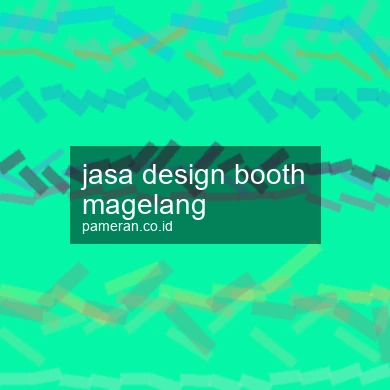 Jasa Design Booth Magelang