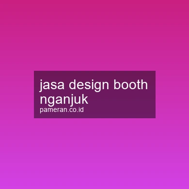 Jasa Design Booth Nganjuk