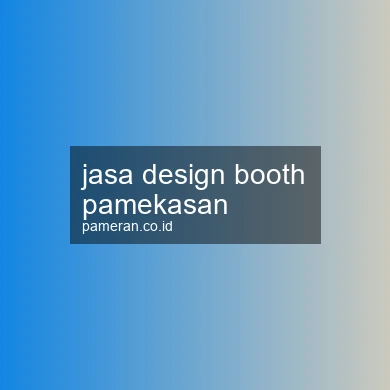 Jasa Design Booth Pamekasan