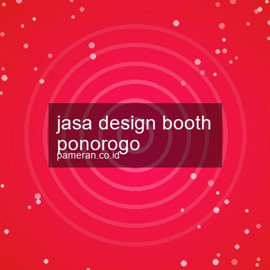 Jasa Design Booth Ponorogo
