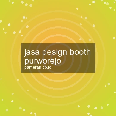 Jasa Design Booth Purworejo