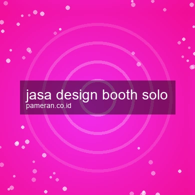 Jasa Design Booth Solo