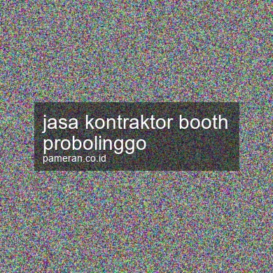 Jasa Kontraktor Booth Probolinggo
