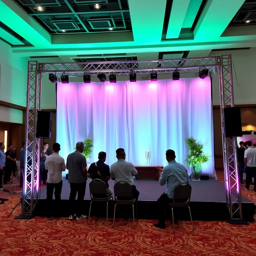 Jasa Rangka Backdrop Sampang