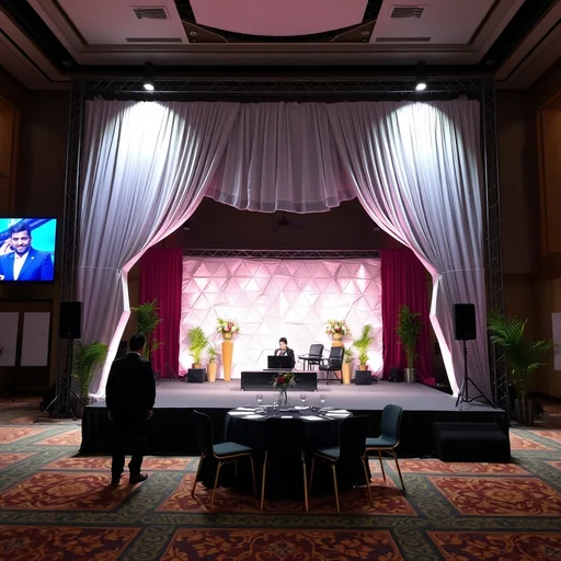 Jasa Sewa Backdrop Batu