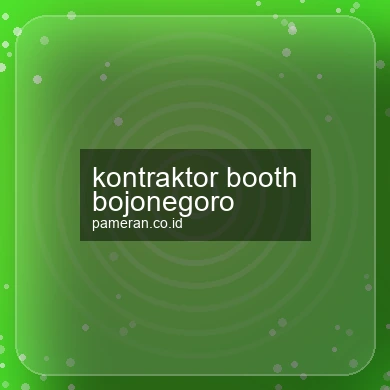 Kontraktor Booth Bojonegoro