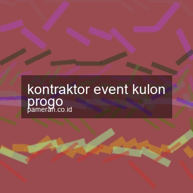 Kontraktor Event Kulon Progo