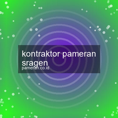 Kontraktor Pameran Sragen