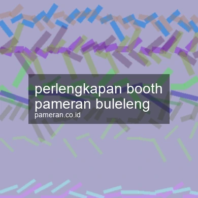 Perlengkapan Booth Pameran Buleleng