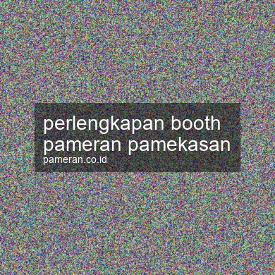 Perlengkapan Booth Pameran Pamekasan