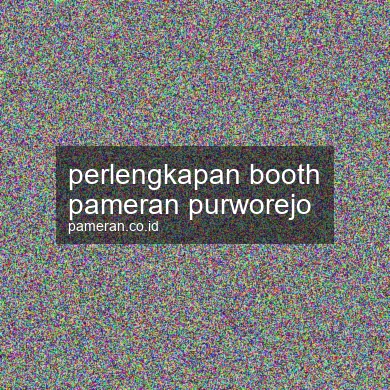 Perlengkapan Booth Pameran Purworejo