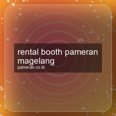 Rental Booth Pameran Magelang