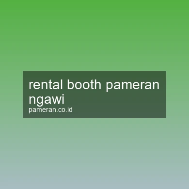 Rental Booth Pameran Ngawi