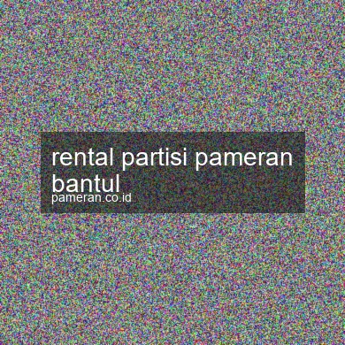 Rental Partisi Pameran Bantul