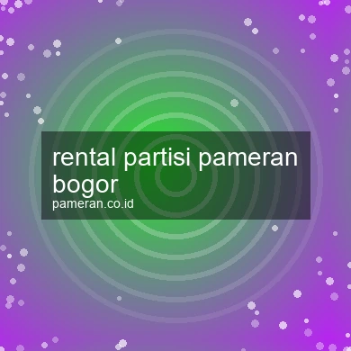 Rental Partisi Pameran Bogor