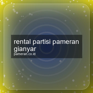 Rental Partisi Pameran Gianyar