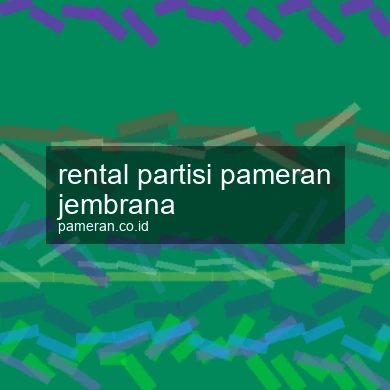 Rental Partisi Pameran Jembrana