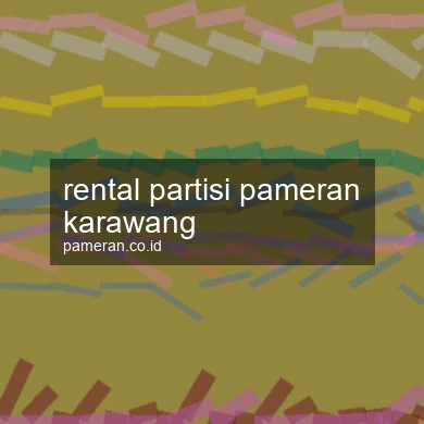 Rental Partisi Pameran Karawang