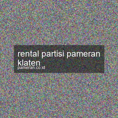 Rental Partisi Pameran Klaten