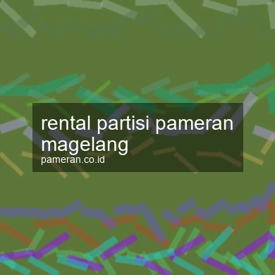 Rental Partisi Pameran Magelang