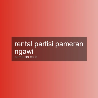 Rental Partisi Pameran Ngawi