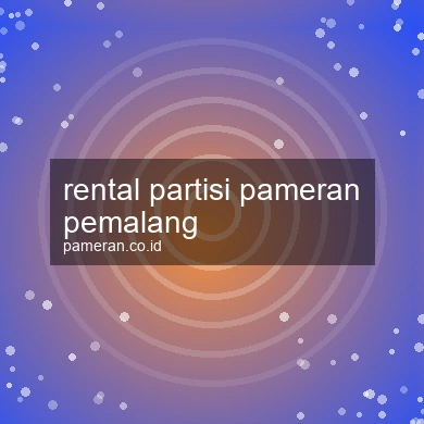Rental Partisi Pameran Pemalang