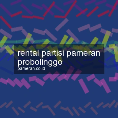 Rental Partisi Pameran Probolinggo