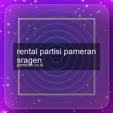 Rental Partisi Pameran Sragen