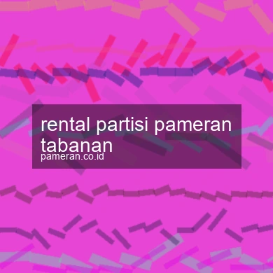 Rental Partisi Pameran Tabanan