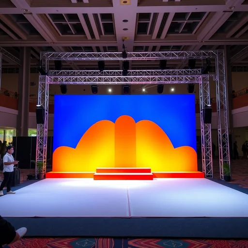 Sewa Backdrop Panggung Batu