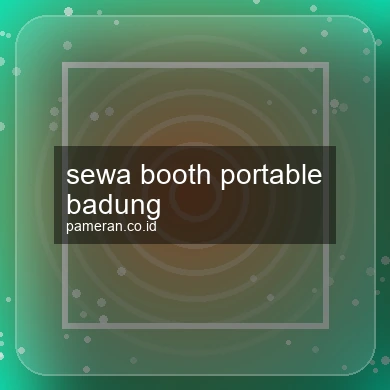 Sewa Booth Portable Badung