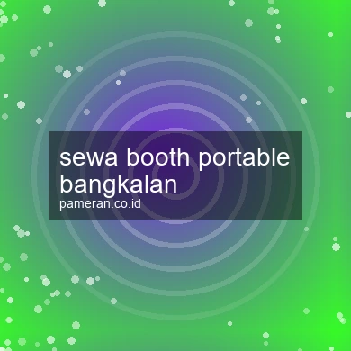 Sewa Booth Portable Bangkalan