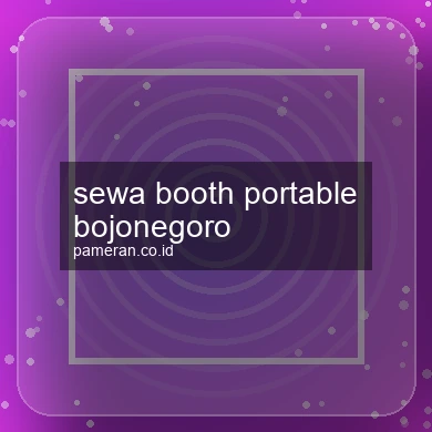 Sewa Booth Portable Bojonegoro