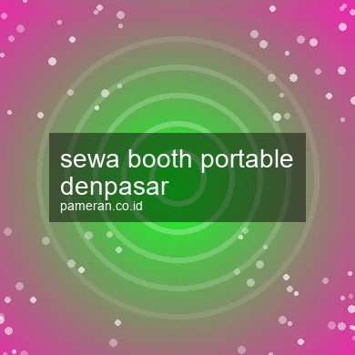 Sewa Booth Portable Denpasar