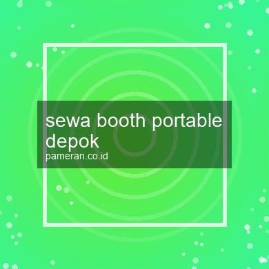 Sewa Booth Portable Depok