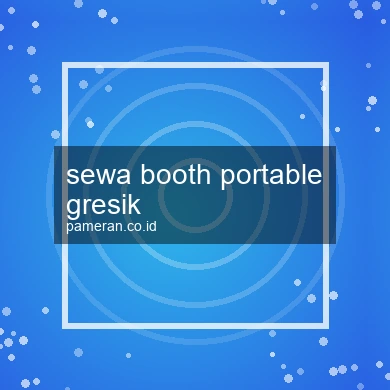 Sewa Booth Portable Gresik