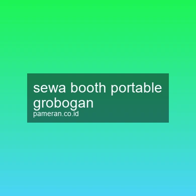 Sewa Booth Portable Grobogan