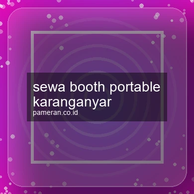 Sewa Booth Portable Karanganyar