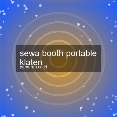 Sewa Booth Portable Klaten