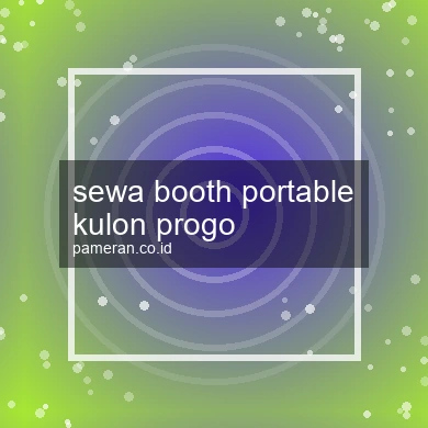 Sewa Booth Portable Kulon Progo