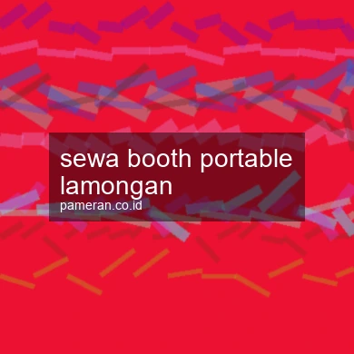 Sewa Booth Portable Lamongan