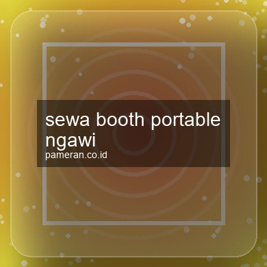 Sewa Booth Portable Ngawi