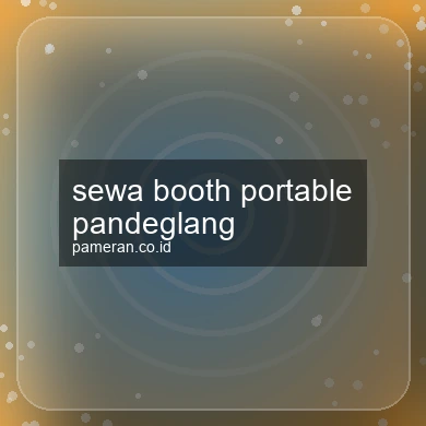 Sewa Booth Portable Pandeglang