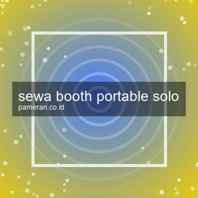 Sewa Booth Portable Solo