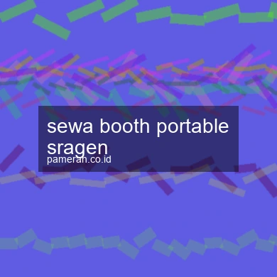 Sewa Booth Portable Sragen