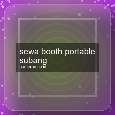 Sewa Booth Portable Subang